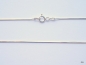 Preview: Silberkette/Collier vierkant Schlangenkette-925 Sterling-Silber-50cm
