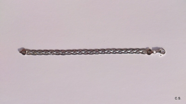 5-reihiges Zopf-Armband geflochten-925 Sterling Silber