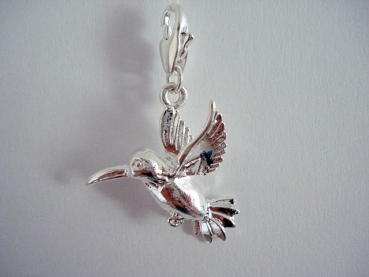 Charm/Anhänger Kolibri-Vogel für Bettelarmband, Halskette