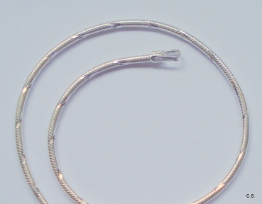 Armband Schlange, Schlangenkette 925 Sterling Silber-Länge 19cm