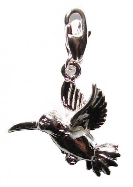 Charm/Anhänger Kolibri-Vogel für Bettelarmband, Halskette