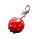 Charm/Anhänger Erdbeere für Bettelarmband,Halskette