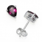 Preview: Ohrstecker "Seltener Rhodolith" 925-Silber- Rhodiniert-1,40Karat