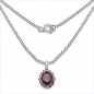 Preview: Collier/Kette mit Rubin/Rhodolith-Anhänger-8,98 Karat