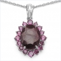 Preview: Collier/Kette mit Rubin/Rhodolith-Anhänger-8,98 Karat