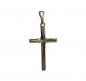 Preview: Kreuz-Anhänger in 925 Sterling Silber Rhodiniert