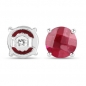 Preview: Ohrringe/Ohrstecker Rubin-925 Sterling Silber- Rhodiniert-5,56 Karat