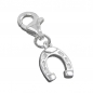 Preview: Collier/Hufeisen Anhänger-Glücksbringer-925 Sterling Silber mit Kette