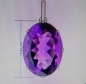 Preview: Schmuck-SET: 3-teilig-Facettierte große Amethyste-925 Silber mit Platin-Überzug-31,60 Karat