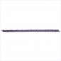 Preview: Edles zweireihiges Amethyst Armband-925 Silber-Rhodiniert-15,20 Karat