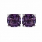 Preview: Elegante Silber Ohrringe/Ohrstecker Amethyst-5,60 Karat