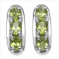 Preview: Collier/Kette Peridot-Anhänger-925 Silber-Rhodiniert 0,60 Karat
