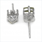 Preview: Ohrstecker "Seltener Rhodolith" 925-Silber- Rhodiniert-1,10 Karat