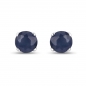 Preview: Ohrringe/Ohrstecker Blaue-Saphire 14 Karat Weißgold (585er)