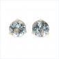 Preview: Ohrringe/Ohrstecker Blautopas/Blue Topaz-Gelbgold-18 Karat(750er)