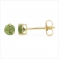 Preview: Ohrringe/Ohrstecker Peridot-Gelbgold-10 Karat (416er)