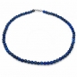 Preview: Edelstein-Collier/Kette Lapislazuli-133,50 Karat-Sterling Silber-Schließe Rhodin.
