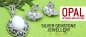 Preview: Collier/Kette mit großem Milch-Opal/Weißtopas-Anhänger-6,32 Karat