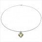 Preview: Collier/Kette m.Lemon-Quarz/Peridot-Anhänger 7,55 Karat