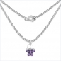 Preview: Collier/Kette mit Anhänger Amethyst-Blüte 2,00 Karat