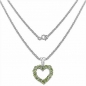 Preview: Collier/Kette Anhänger mit 14 Blautopas-925 Silber-Rhodiniert 1,00 Karat