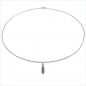 Preview: Collier/Halskette mit Peridot-Anhänger 925-Sterling-Silber