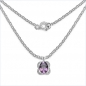 Preview: Collier/Halskette Amethyst/Weißtopas-Anhänge-6,02 Karat
