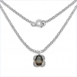 Preview: Collier/Halskette mit Smoky-Topas/Rauchquarz/Weißtopas-Anhänger-5,57 Karat