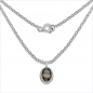 Preview: Collier/Kette mit großem Smoky-Topas/Rauchquarz-Weißtopas-Anhänger 11,67 Karat