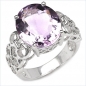 Preview: Königlicher Amethyst-Ring-925/Silber-Rhodin.-6,20 Karat