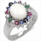 Preview: B-Ware-Ring Multicolor-Opal,Smaragd,Rubin,Saphir,Tansanit 2,35 Karat
