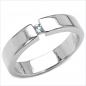 Preview: Edler Blau Topas-Ring in 925 Sterling Silber Rhodiniert