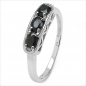 Preview: Edler Saphir-Ring-925 St.Silber Rhodiniert-0,75 Karat