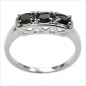 Preview: Edler Saphir-Ring-925 St.Silber Rhodiniert-0,75 Karat