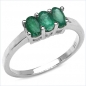 Preview: Edler Blue Topas-Ring-925 Sterling Silber Rh.-1,05 Karat