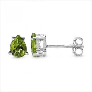 Ohrstecker Peridot 925 Sterl.Silb.-Rhodiniert-1,50 Karat