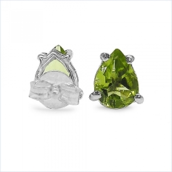 Ohrstecker Peridot 925 Sterl.Silb.-Rhodiniert-1,50 Karat