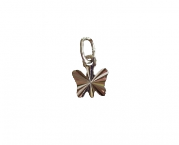 Schmetterling-Anhänger Glücksbringer 925 Sterling Silber Rhodiniert