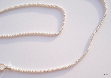 Coreana-Erdbeerkette/Collier-925 Sterling Silber-42cm