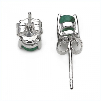 Ohrstecker Smaragd-925 Sterl.Silber-Rhodiniert-1,70 Karat