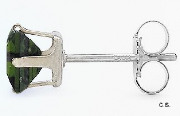Herren/Männer Ohrring/Ohrstecker-Russischer Chromdiopsid-0,68 Karat