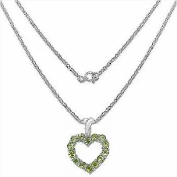 Collier/Kette Anhänger mit 14 Blautopas-925 Silber-Rhodiniert 1,00 Karat