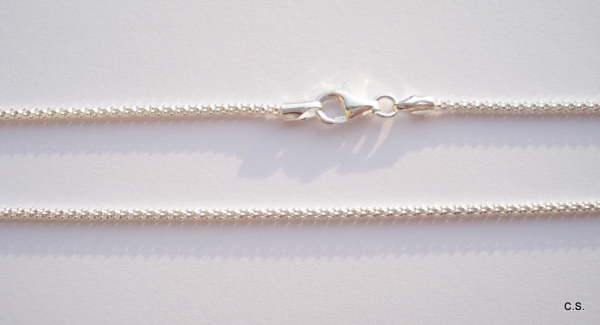 Coreana-Erdbeerkette/Collier-925 Sterling Silber-42cm