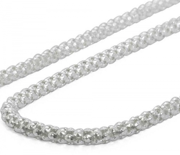 Coreana-Erdbeerkette/Collier-925 Sterling Silber-42cm