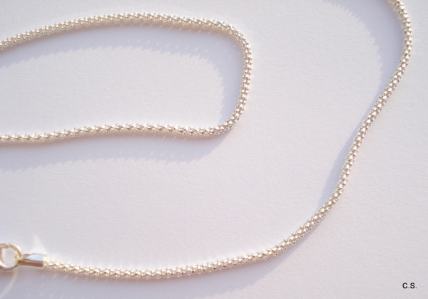 Coreana-Erdbeerkette/Collier-925 Sterling Silber-42cm