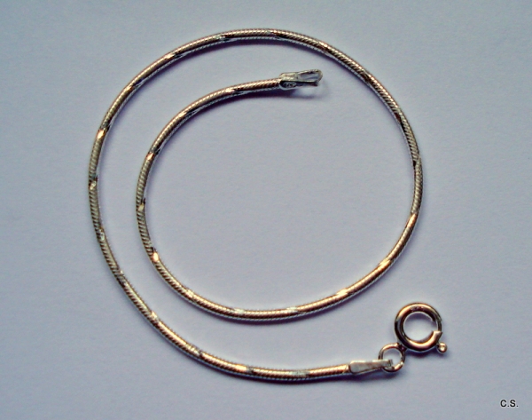 Armband Schlange, Schlangenkette 925 Sterling Silber-Länge 19cm