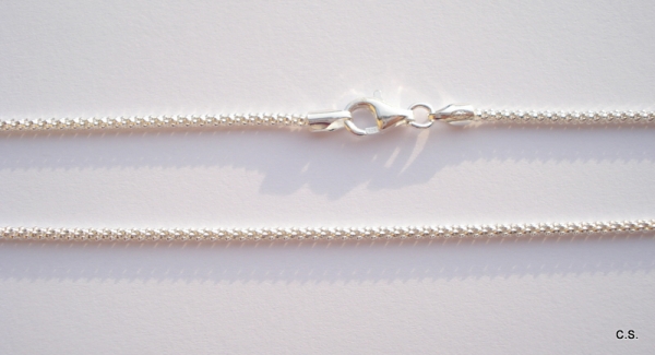 Coreana-Erdbeerkette/Collier-925 Sterling Silber-60cm