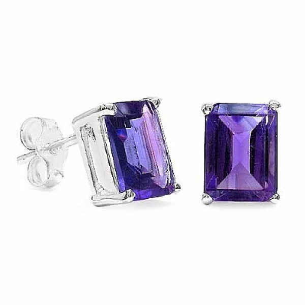 Edles Amethyst-Schmuck-SET 4-teilig Silber-6,60 Karat