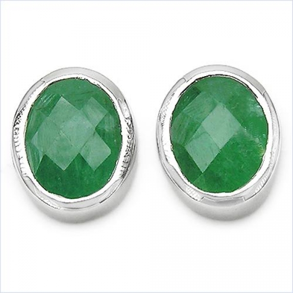 Klassisches SET-Collier/Anhänger/Ohrringe/Ring-Smaragd (Emerald)-11 Karat