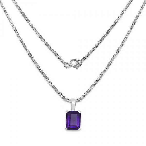 Edles Amethyst-Schmuck-SET 4-teilig Silber-6,60 Karat